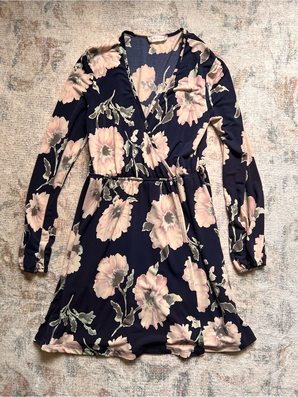 Altar'd State Navy Floral Dress